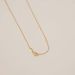 Twin Star Elegance Necklace 2.52 Grams, 18kt Gold
