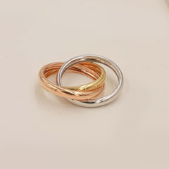 Cartier Trinity Interlocking Ring 5.82 Grams , 18KT Gold