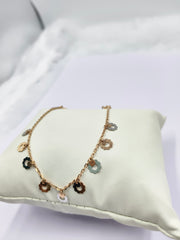 Elegant Gold Charm Bracelet  2.38 grams, 18KT Gold