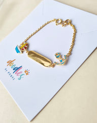 Nautical Adventure Bracelet 3.25 Grams, 18KT Gold