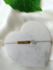Fly High Engraving Bracelet 3.3 grams, 18kt gold