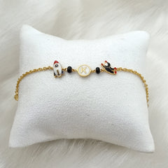 Space Bracelet 3.5 grams, 18kt gold