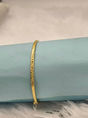 Oval Shape Gold Kada 1.67 Grams, 18KT Gold