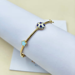 Soccer Star Bangle 4.83 Grams Single Piece, 18KT Gold