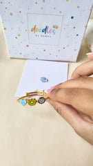 Animal Friends Charm Kada 6.03 Grams Single Piece, 18KT Gold