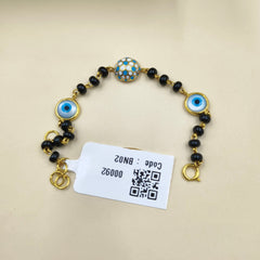 Football Evil Eye Nazariya 4.46 Grams A Pair, 18KT Gold