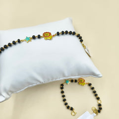 Star Lion Nazariya a Pair 3.98 Grams, 18KT Gold