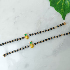 Pineapple Nazariya 4.08 Grams a Pair, 18KT Gold