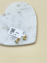 Twinkle Star Earrings 1.23 Grams, 18KT Gold