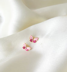 Butterfly Garden Studs 2.3 Grams, 18KT Gold