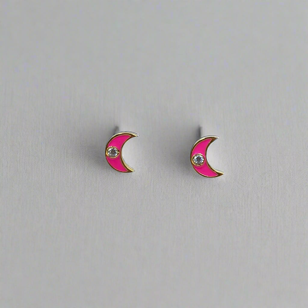 Moon Magic Earrings 1.8 Grams, 18KT Gold