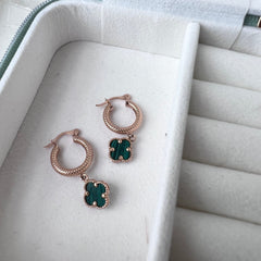 Vancleef Hoop Earrings 3.12 Grams, 18KT Gold