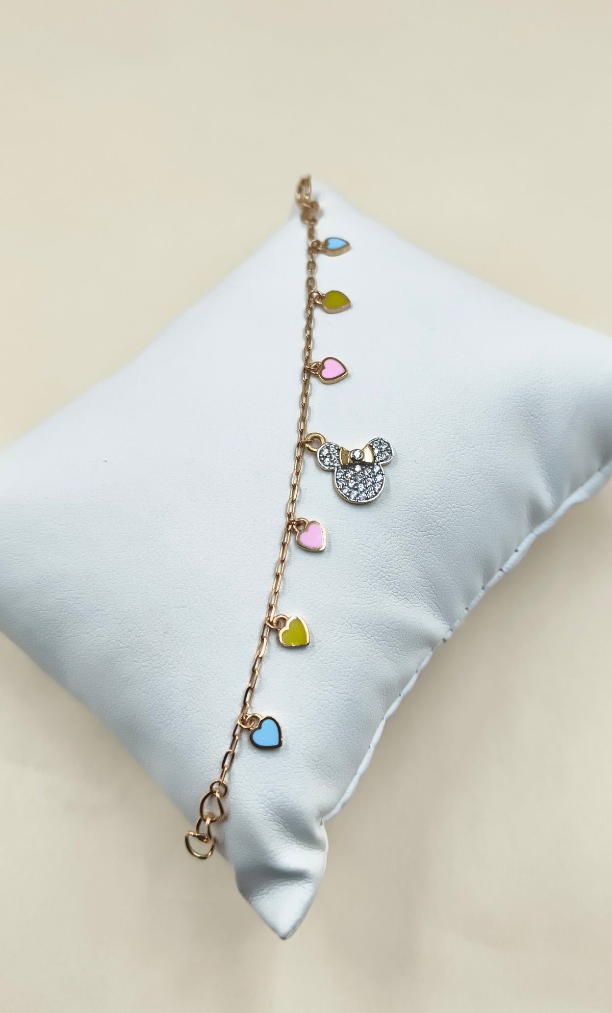 Minnie Sparkle Bracelet 1.93 Grams, 18KT Gold