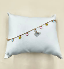 Minnie Sparkle Bracelet 1.93 Grams, 18KT Gold
