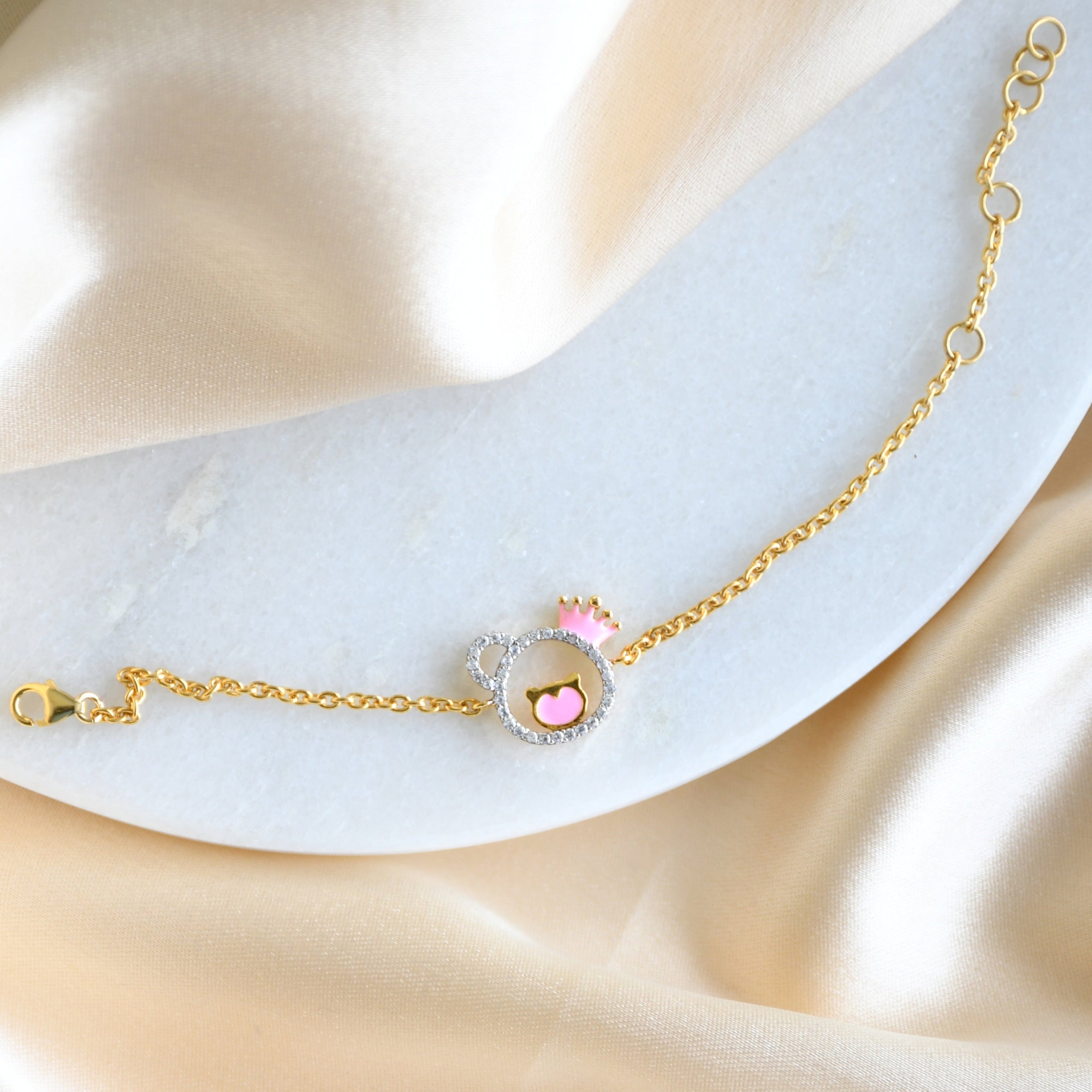 Royal Cub Bracelet 3 Grams, 18KT Gold