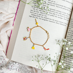 Cinderella Charm Bracelet 4.48 Grams, 18KT Gold