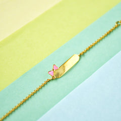 Bow Bracelet 2.3 Grams, 18KT Gold