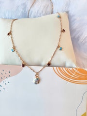 Cupcake Chain 2.94 Grams, 18KT Gold