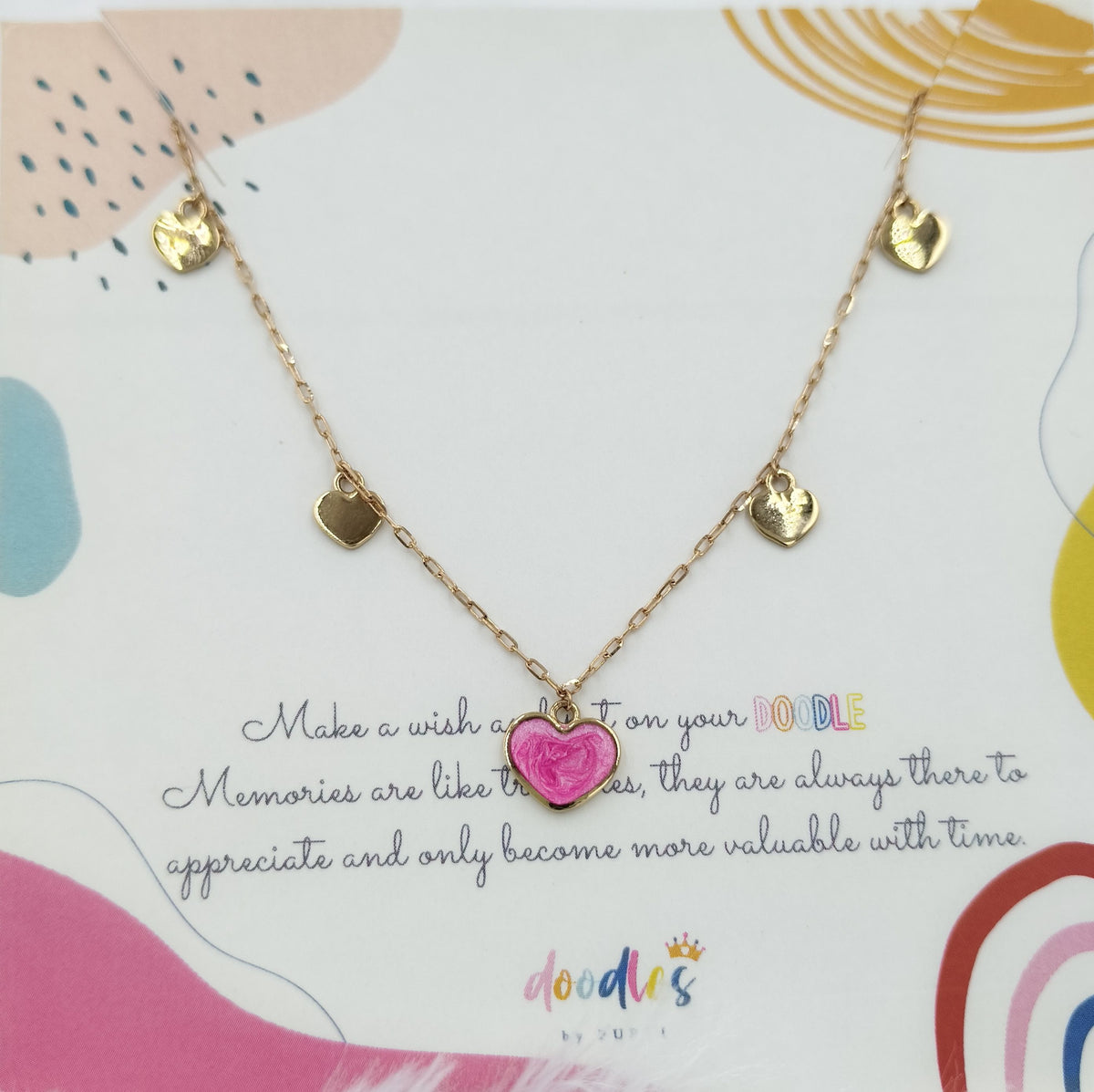 Hearts Chain 4.09 Grams, 18KT Gold