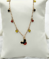 Mickey Chain 2.880 Grams, 18KT Gold
