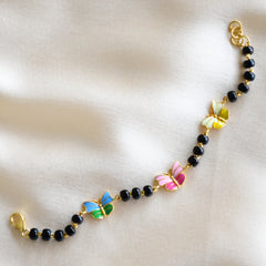 Three Butterfly Nazariya 2.89 Grams a Pair, 18KT Gold