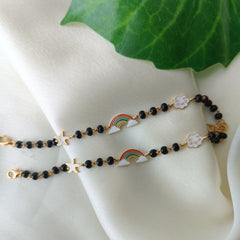 Starfish Rainbow Cloud Nazariya 5.00 Grams A Pair, 18KT Gold