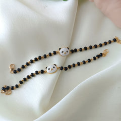 Panda Nazariya 5.21 Grams a Pair, 18KT Gold