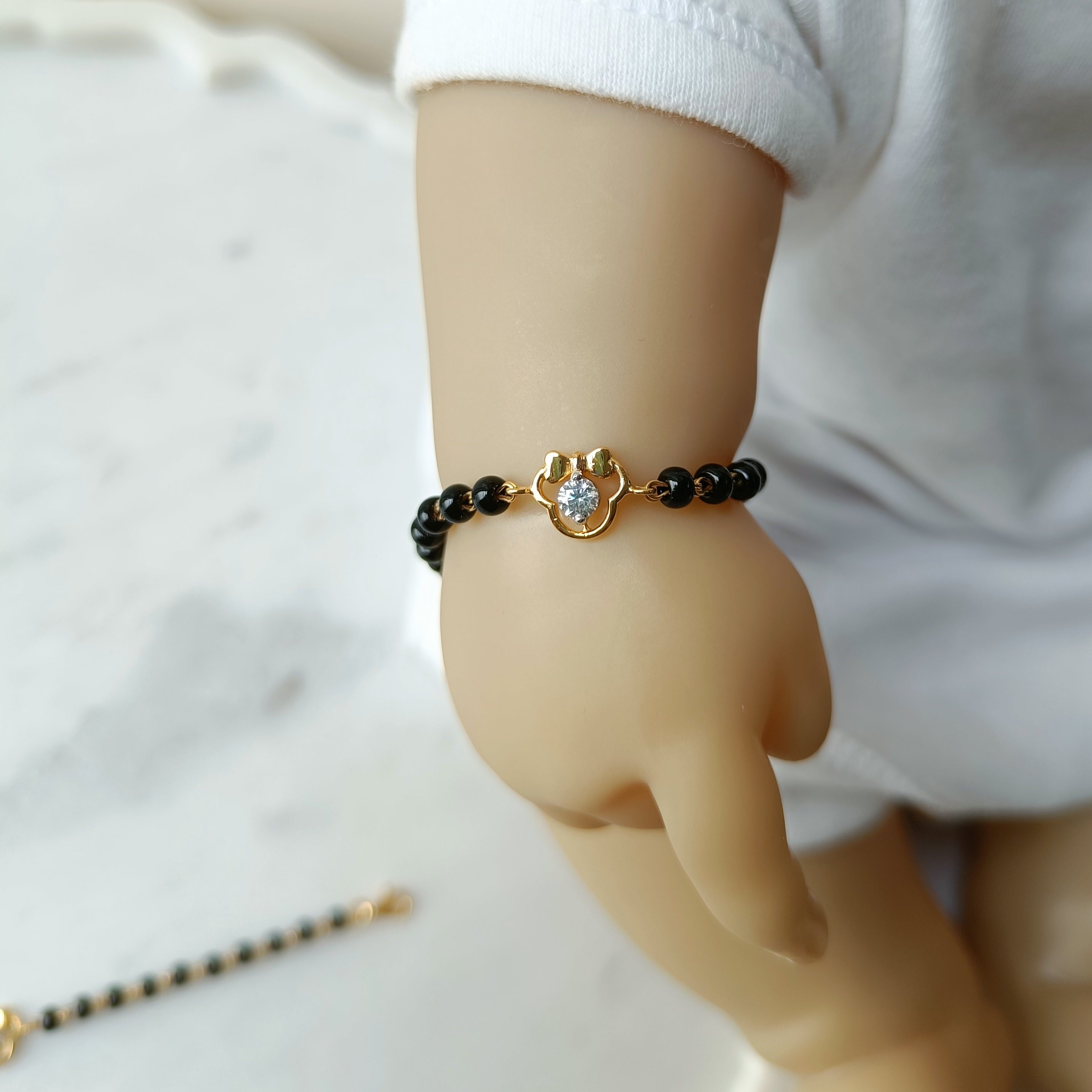 Minnie Mouse Sparkle Nazariya 4.6 Gram For a Pair, 18KT Gold