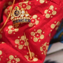 Om Gold Lapel Pin 5.02 Grams, 18KT Gold
