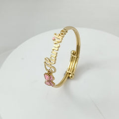 Bow Personalised Kada 6.1 grams, 18KT Gold
