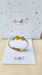 Animal Friends Charm Kada 6.03 Grams Single Piece, 18KT Gold