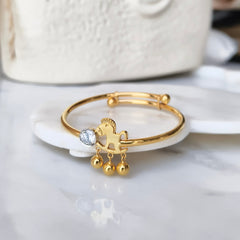 Rocking Horse Charm Bangle 4.13 Grams, 18KT Gold
