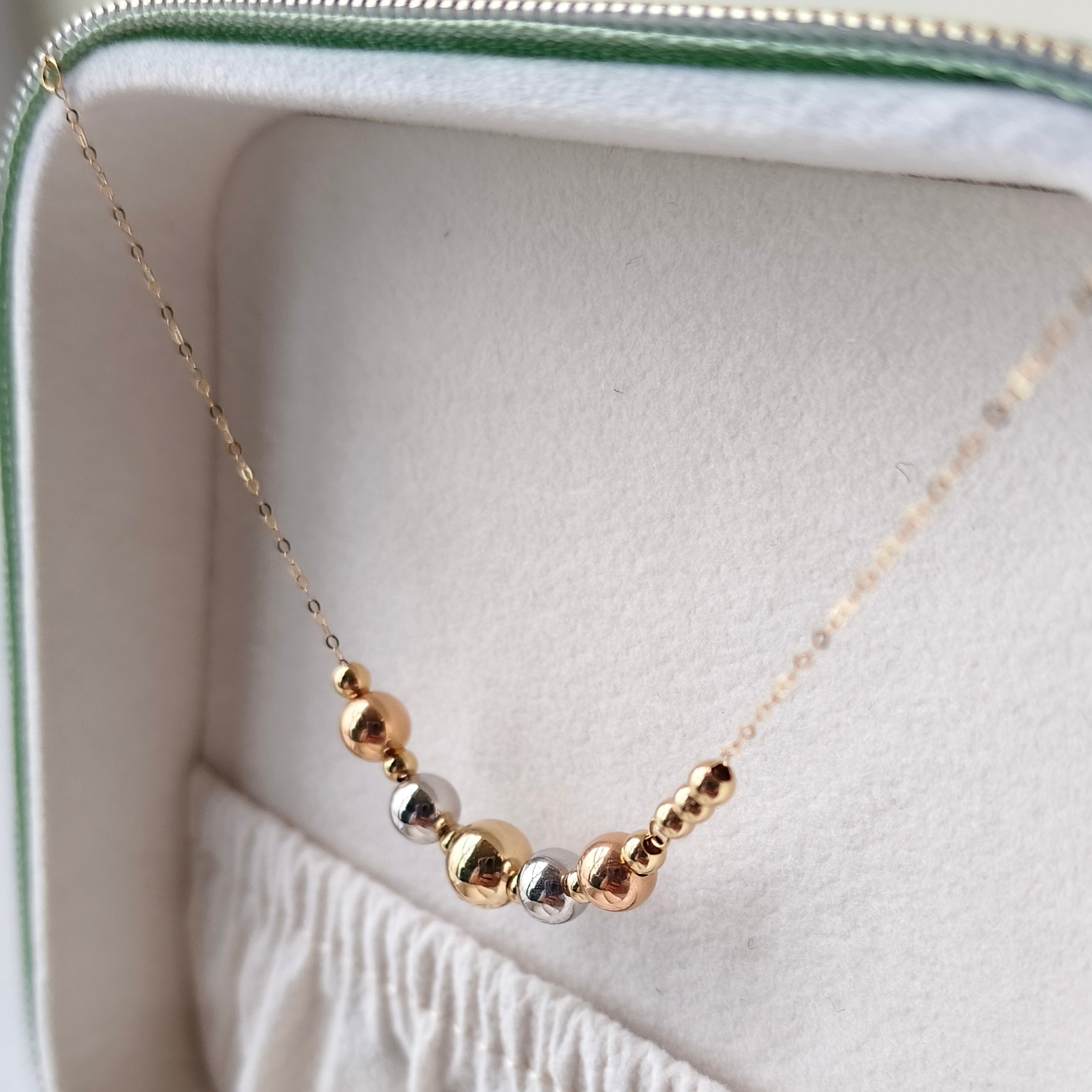 Balls Chain 1.14 Grams, 18KT Gold