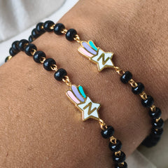 Shooting Star Initial Nazariya 4 Grams, 18KT Gold