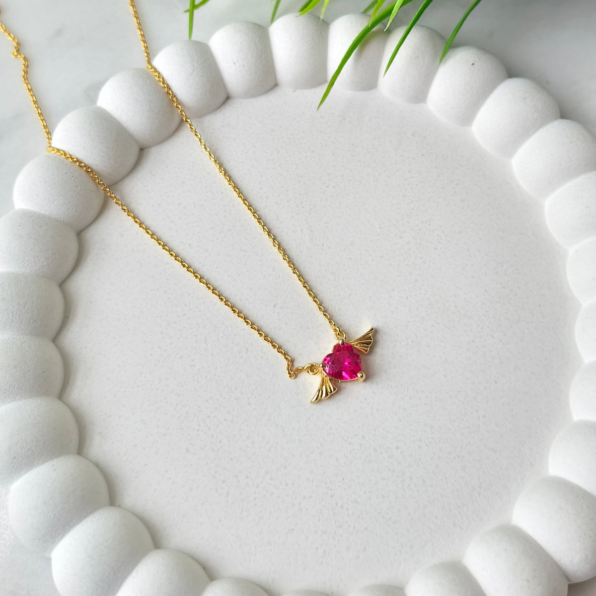 Angel Heart Necklace 3.04 Grams, Silver