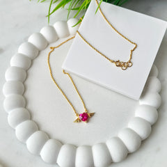 Angel Heart Necklace 3.04 Grams, Silver