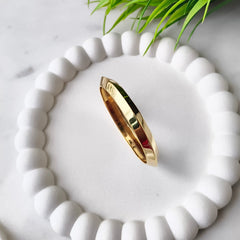 Classic Aura Gold-Plated Baby Kada Single Piece 8.66 Grams, Silver