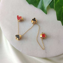 Poker Theme Kurta 10 Grams, 18KT Gold