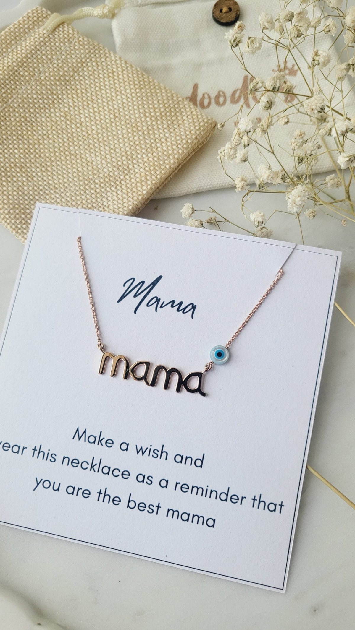Mama Neckpiece 4.58 Grams, 18KT Gold