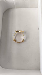 Princess Crown Ring (Pink) 1.51 Grams, 18KT Gold