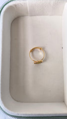 Sunny Smiles Ring 1.31 Grams, 18KT Gold