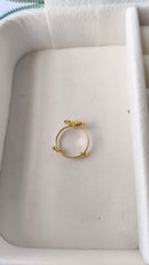 Classic Car Ring 1.16 Grams, 18KT Gold