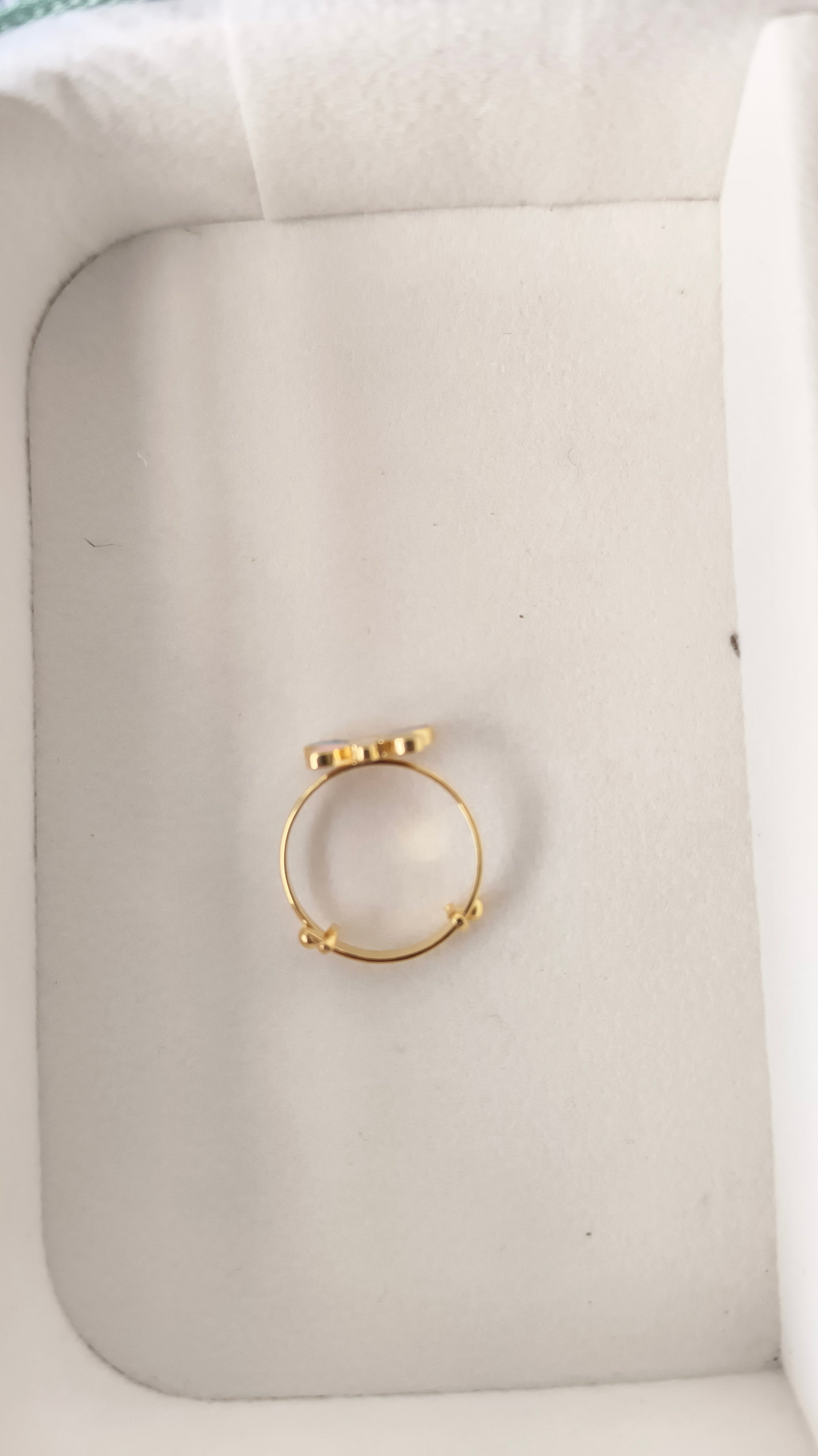 Rainbow Butterfly Ring 1.6 Grams,18KT Gold
