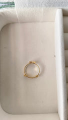 Pink Heart Ring 1.02 Grams, 18KT Gold