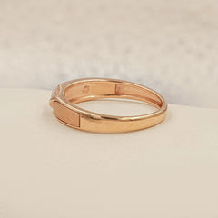 Classic Solitaire Ring 2.74 Grams , 18KT Gold