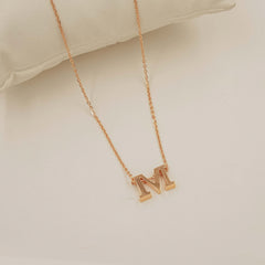 Personalized Alphabet Necklace 4.83 Grams, 18kt Gold