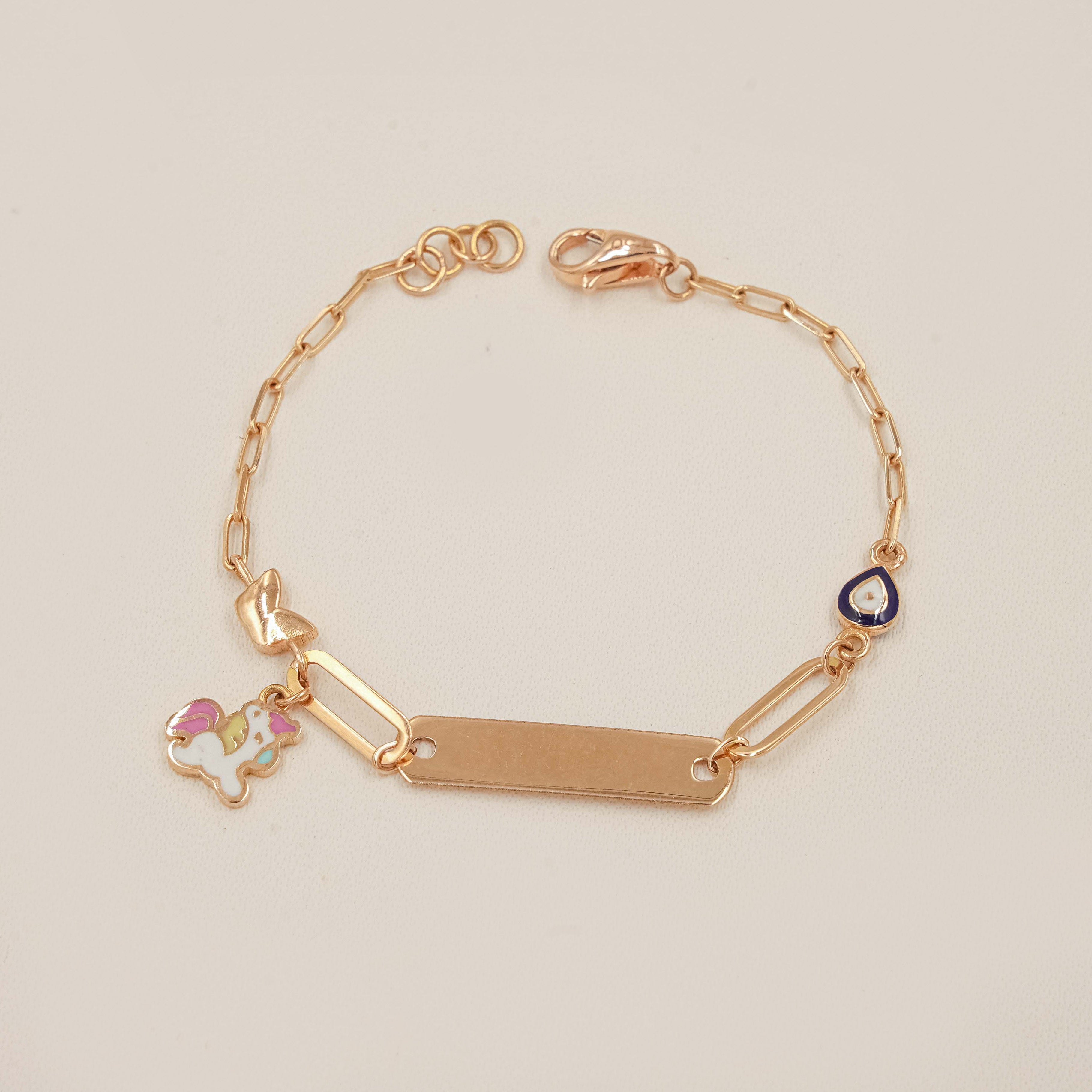 Unicorn Dreams Bracelet 2.85 Grams, 18KT Gold
