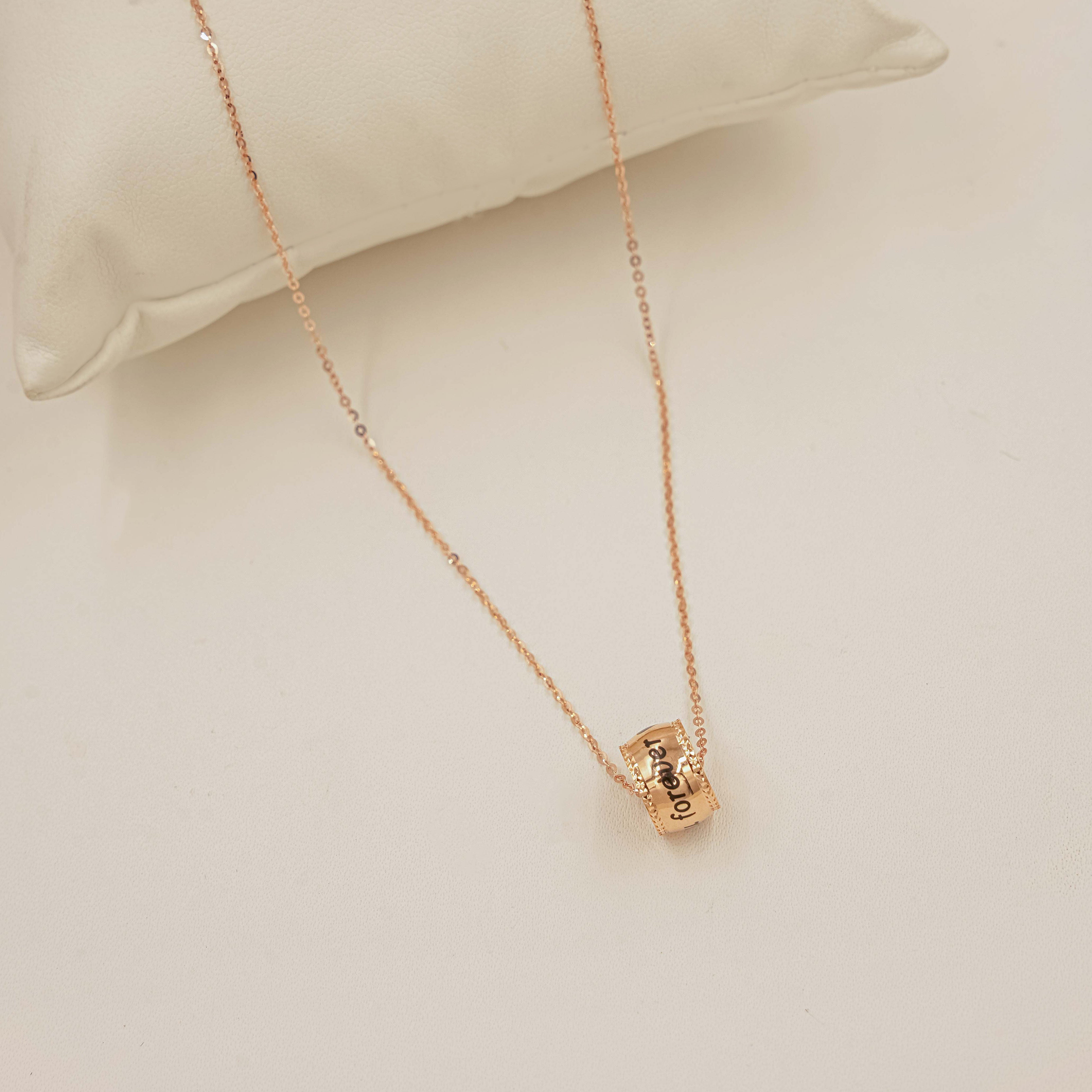 Eternal Love Necklace 3.3 Grams, 18kt Gold