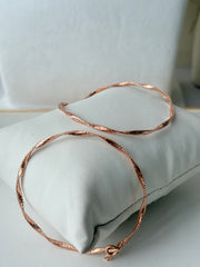 Twist Mesh Bracelet 0.64 Grams A Single Piece, 18KT Gold