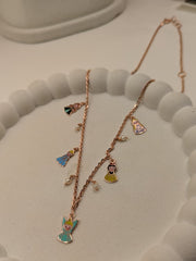 Fairy Tale Princess Necklace for Kids  6.3 Grams 18KT Gold